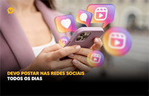 postar nas redes sociais